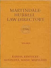 Martindale Hubbell Law Directory - Volume 8 (Martindale Hubbell Law ...