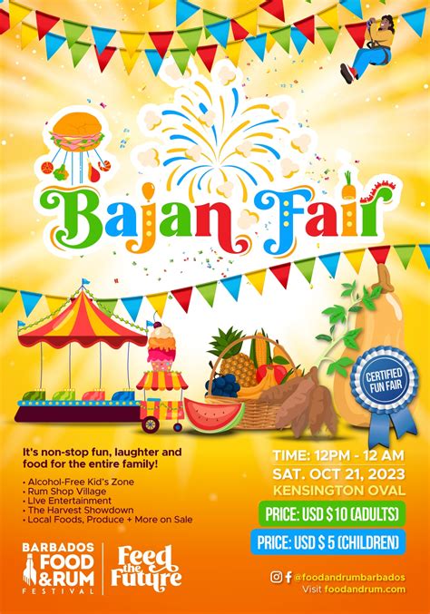 Barbados Food & Rum Festival – De Bajan Fair - What's On In Barbados