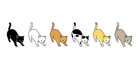 Cat Trace Vector Art, Icons, and Graphics for Free Download