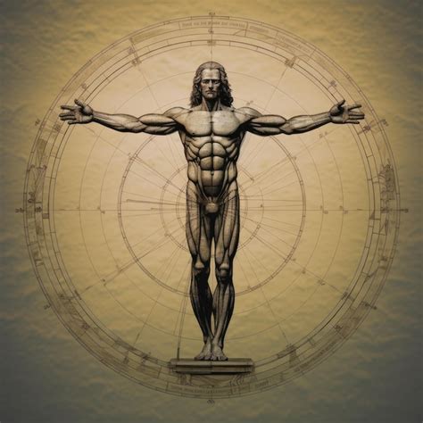 Premium AI Image | Unveiling perfection timeless allure of vitruvian ...