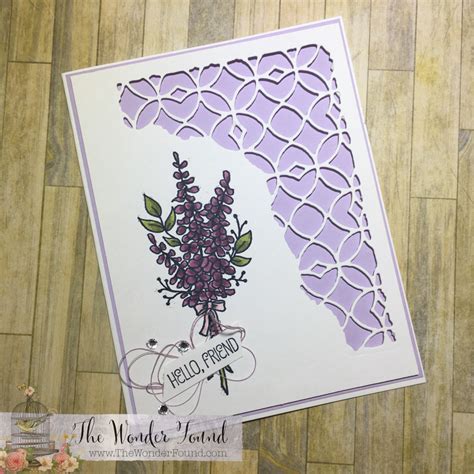 The Wonder Found Lots Of Lavender Stampin Up Card