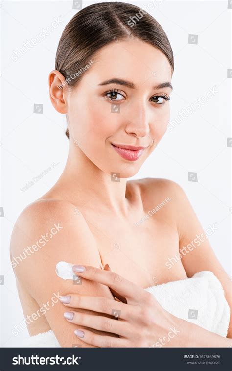 Vertical Beauty Portrait Beautiful Half Naked Stock Photo Shutterstock