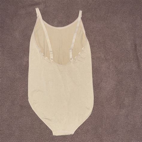 Nude Dance One Piece Undergarment Leo Straps Adjust Gem