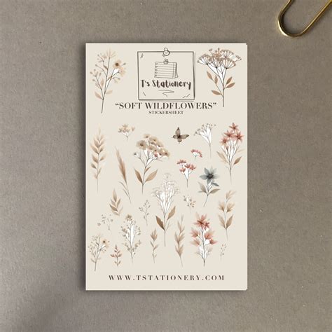 Wildflowers Workbk Stationery