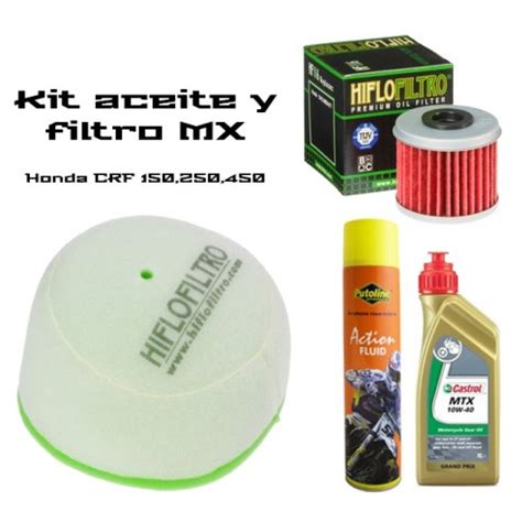 Kit Aceite Filtros Honda CRF 150 250 450