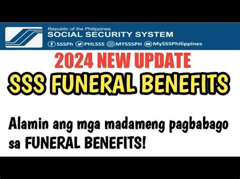 Sss Funeral Benefits Update Youtube