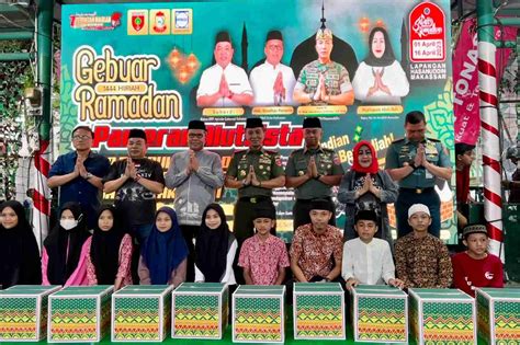 Gebyar Ramadan Danny Pomanto Dampingi Pangdam Xiv Hasanuddin Bagi Bagi