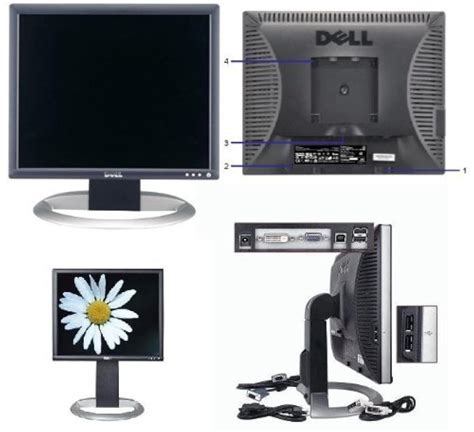 Dell 1703FPT 17 Inch Flat Panel Color Monitor VGA