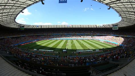 BELO HORIZONTE, BRAZIL - JUNE 24: A general view of the stadium during ...