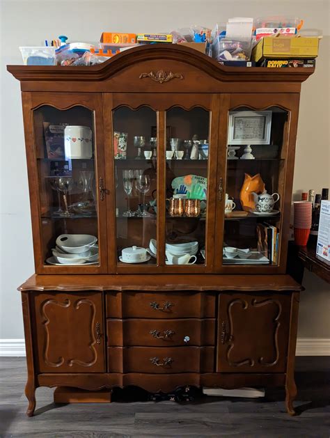 Modern With A Funky Twist Before And After China Cabinet Makeover — Mango Reclaimed