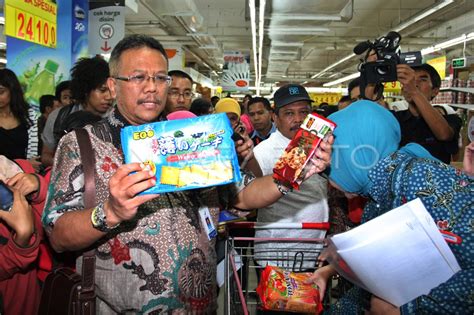 Sidak Makanan Bpom Antara Foto