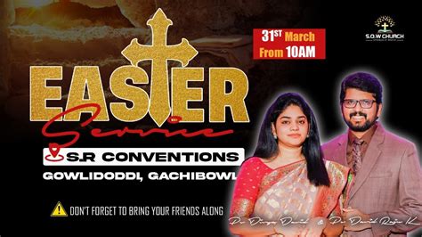 Resurrection Sunday Live St March Ps Divya David Ps