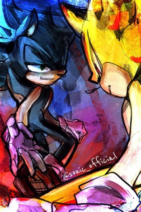 Super Sonic Vs Dark Sonic