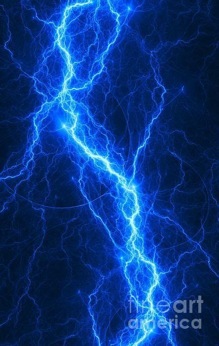 Blue Lightning Thunder Cool Wallpapers - Yubashiri Wallpaper