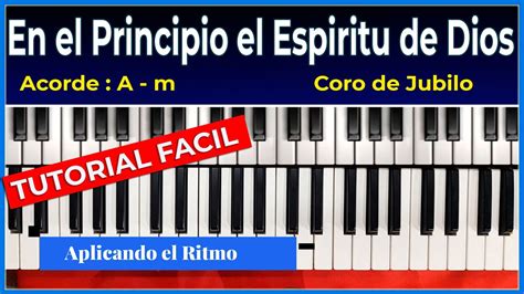 COMO TOCAR EN EL PRINCIPIO EL ESPIRITU DE DIOS ACORDES FACILES YouTube