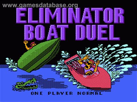 Eliminator Boat Duel Nintendo Nes Games Database