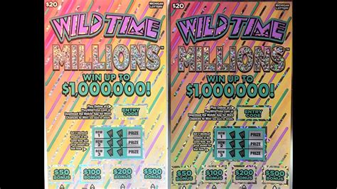 Wildtime Millions New Release Michigan Lottery Instant Ticket Youtube