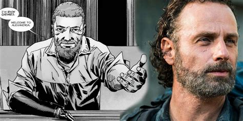 Rick Grimes Comics Vs Programa De Televisión La Neta Neta