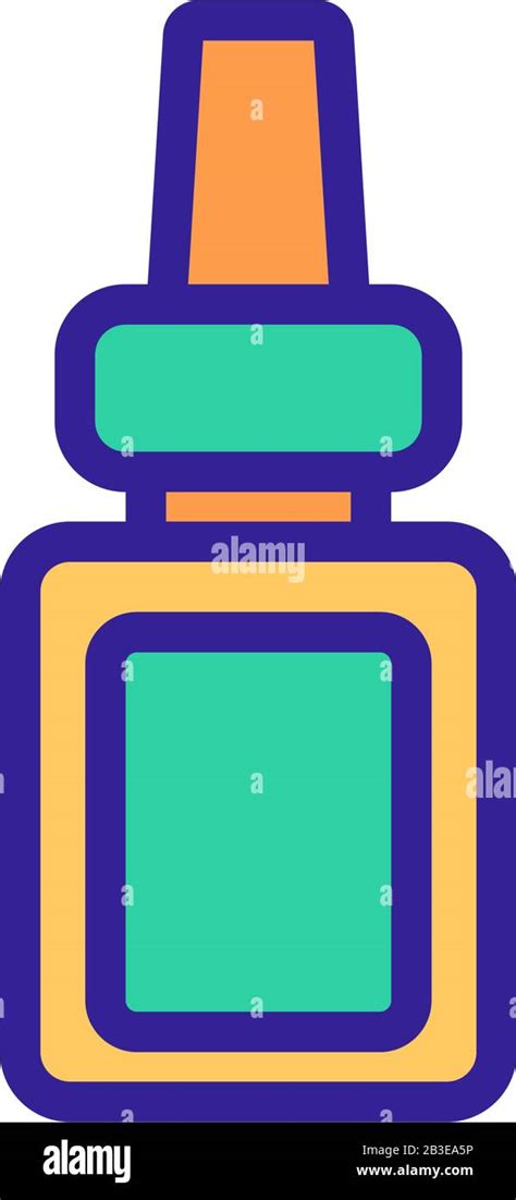 Vector De Icono De Gotas Oculares Ilustraci N Del S Mbolo De Contorno