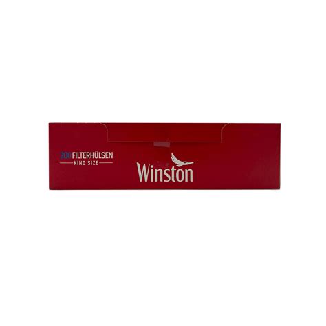 Winston Red Rot Volumentabak Giant Box 3x 220g 1000 King Size Hülsen