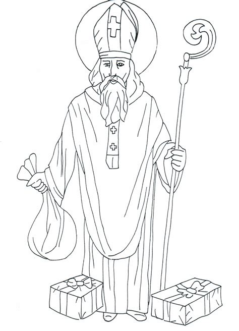 Saint Nicholas Coloring Pages Artofit