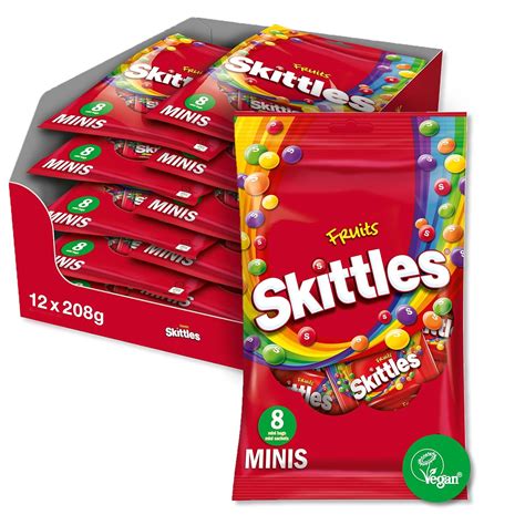 Skittles Süßigkeiten Fruits Kaubonbon Party Pack Großpackung