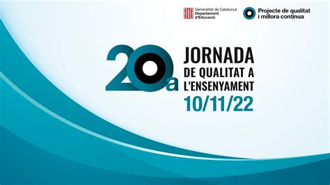 Xx Jornada De Qualitat A L Ensenyament Youtube