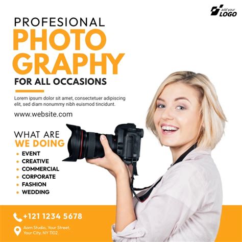 Photography Ad Template Postermywall