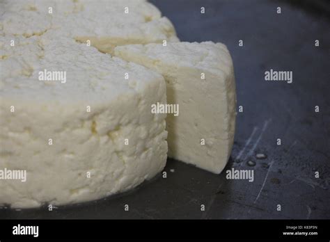 Homemade White Cheese Stock Photo - Alamy