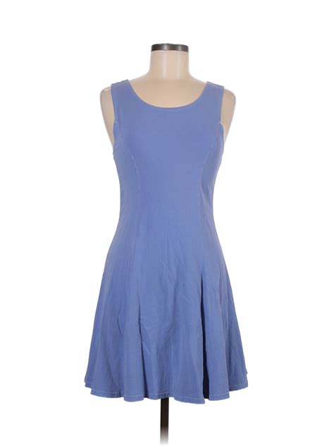 Forever 21 Solid Blue Casual Dress Size M 51 Off ThredUP