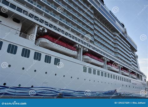 Norwegian Bliss Cruise Ship Docked In Ensenada Mexico Editorial Stock