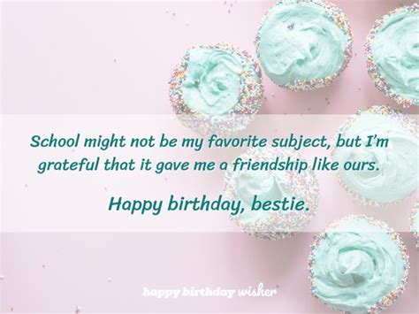 Top Birthday Wishes for School Friend - Happy Birthday Wisher