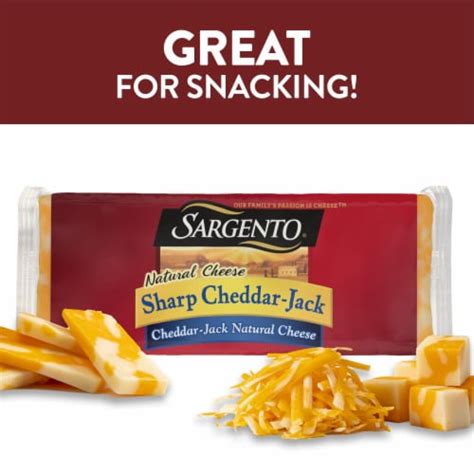 Sargento Sharp Cheddar Jack Block Cheese Oz Smiths Food And Drug