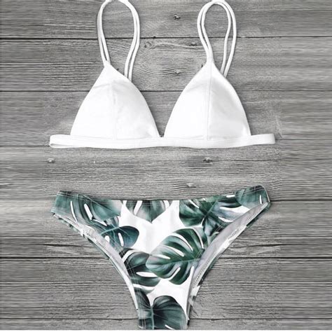 Palm Leaf Bikini Set Bikinis Womens Swimwear Bikini Hot Sex Picture