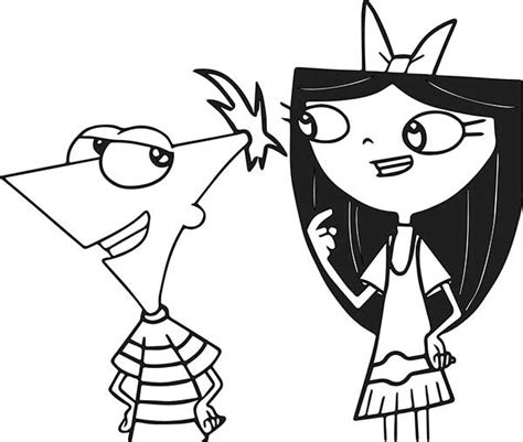 Desenhos Infantis Do Phineas E Ferb Para Imprimir E Colorir