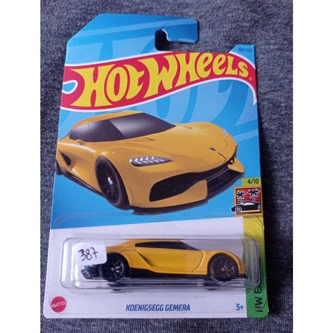 Hot Wheels Koenigsegg Gemera HW Exotics Yellow Shopee Malaysia
