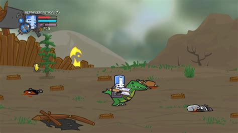 Retina Desgastada Jogando Castle Crashers