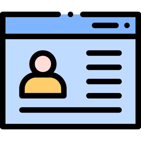 Personal Information Detailed Rounded Lineal Color Icon