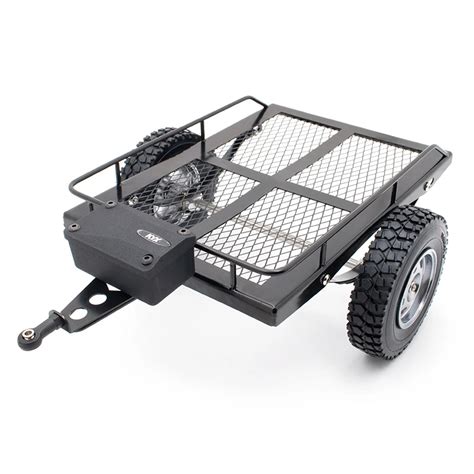 Carro Rc Esteira Rolante D Scx Metal Reboque Trator Balde