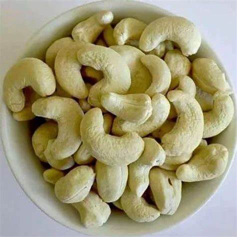 Roasted White Organic Cashew Nuts Packaging Size Kg Grade W