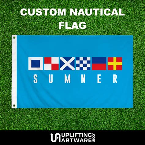 Personalized Nautical Flags made specifically for you – Uplifting Artware