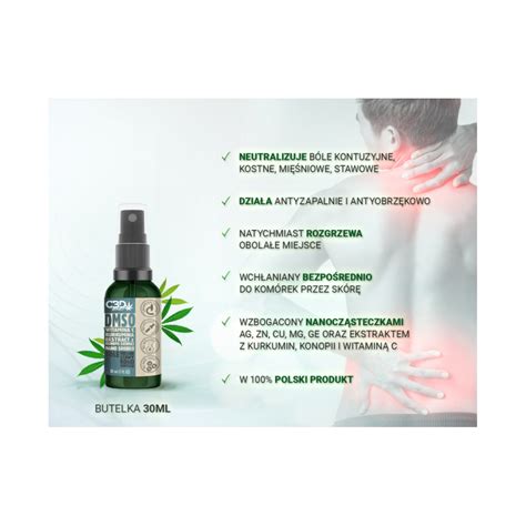 Купить обезболивающий спрей DMSO CBD 3% 30 мл в Украине ️ Magic Seed
