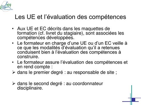 PPT LEVALUATION DES COMPETENCES PROFESSIONNELLES DU STAGIAIRE