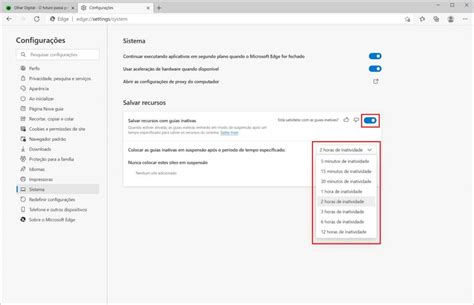 Como Ativar O Recurso De Guias Inativas Do Microsoft Edge Olhar Digital