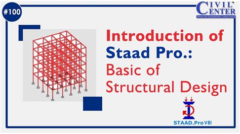 STAAD Pro V8i Tutorial Series 1 Basics Of Design YouTube