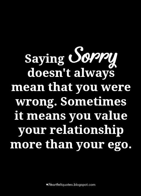 15 Quotes About Sorry And Apology In A Relationships Heartfelt Love And Life Quotes