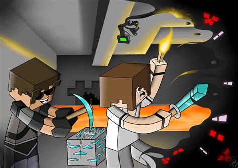 Skydoesminecraft And Deadlox By Ishmanallenlitchmore On Deviantart