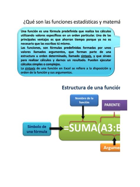 Funciones Matematicas en Excel | PDF | Matemáticas | Science 