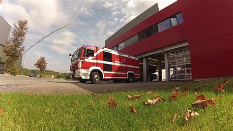 Alarm und Ausrücken Berufsfeuerwehr Nürnberg Löschzug Wache 4 YouTube