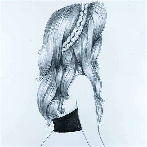 How To Draw A Beautiful Girl Hairstyle Step By Step Pencil Drawing